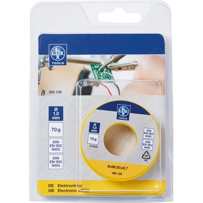 LUX Elektrolot 1 mm 70 g LUX Elektrolot 1 Mm 70 G -obi verkäufe 4007873921599 S01 180918