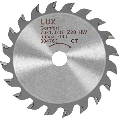 LUX HM-Minikreissägeblatt Holz Ø 76 mm 20 Zähne LUX HM-Minikreissägeblatt Holz Ø 76 Mm 20 Zähne -obi verkäufe 580277 2137 1